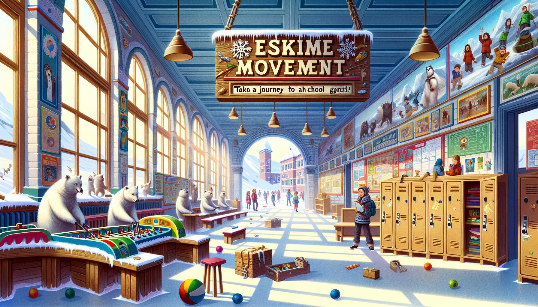 Eskymácká pohybová hra: Vydejte se do mrazivé Arktidy s dětmi!